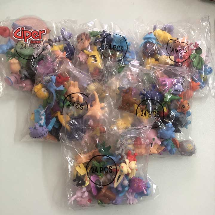 Bộ 144 mô hình Pokemon mini - figure pokemon chibi