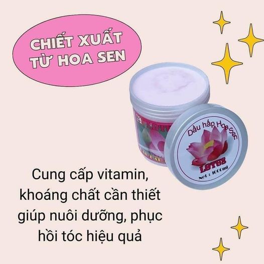 Dầu hấp dưỡng tóc hoa sen Lotus 1000ml