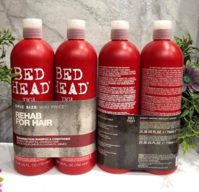 Cặp Dầu Gội Xả Tigi Bed Head