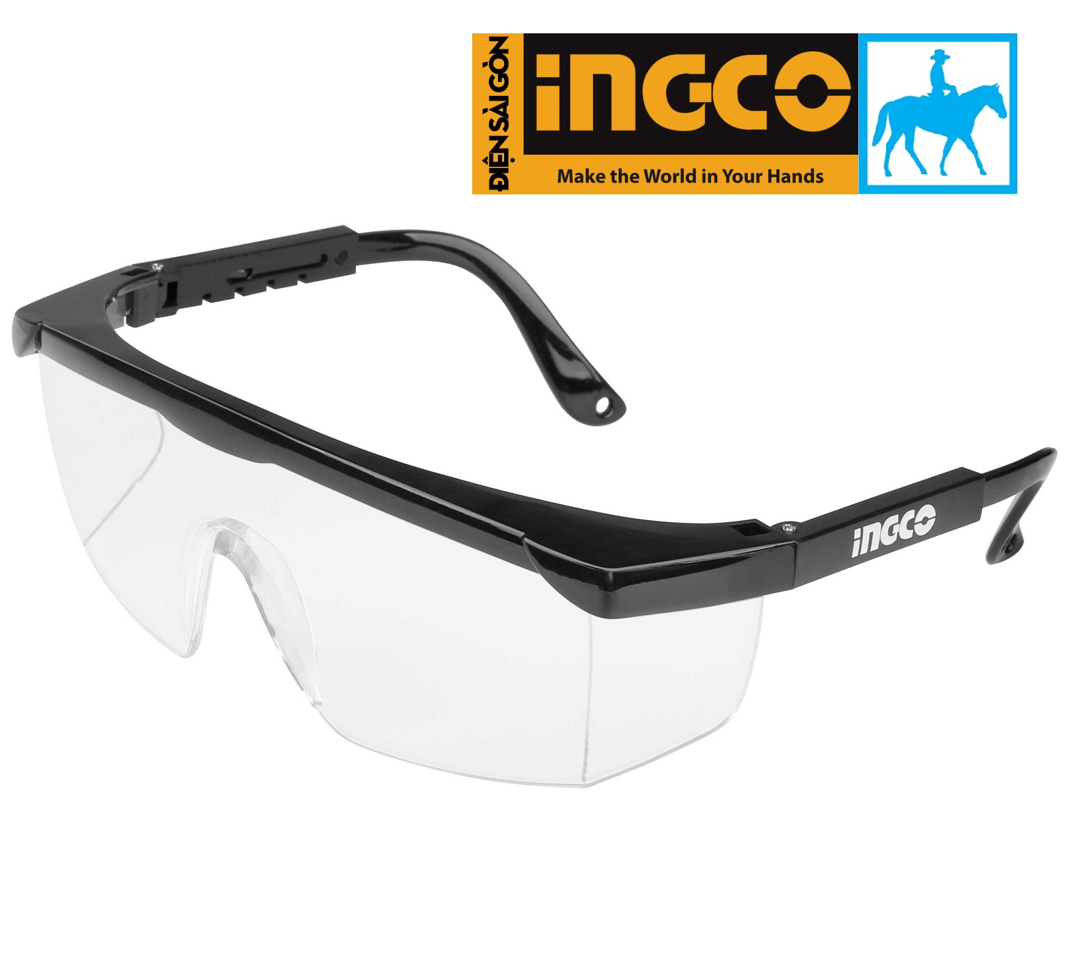 Kính mát bảo vệ mắt bảo hộ lao động INGCO HSG04