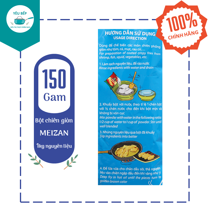 Bột chiên giòn Meizan 150g