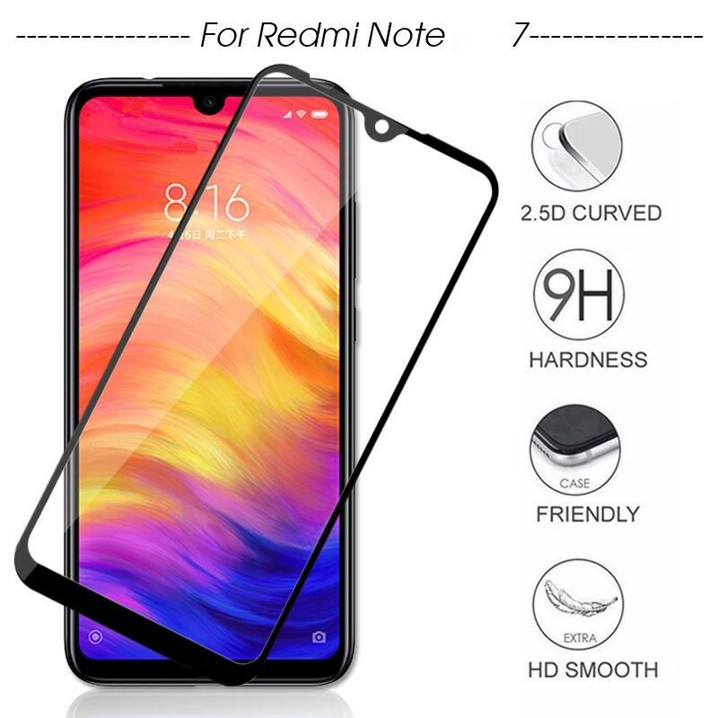 Kính cường lực Xiaomi Redmi Note 7 - Kính 9D Full màn hình full keo độ nét cao