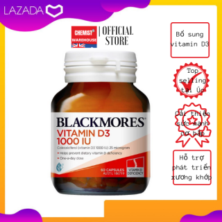HCMHàng Chuẩn ÚC Blackmores Vitamin D3 1000IU - Viên uống vitamin D3 60 thumbnail