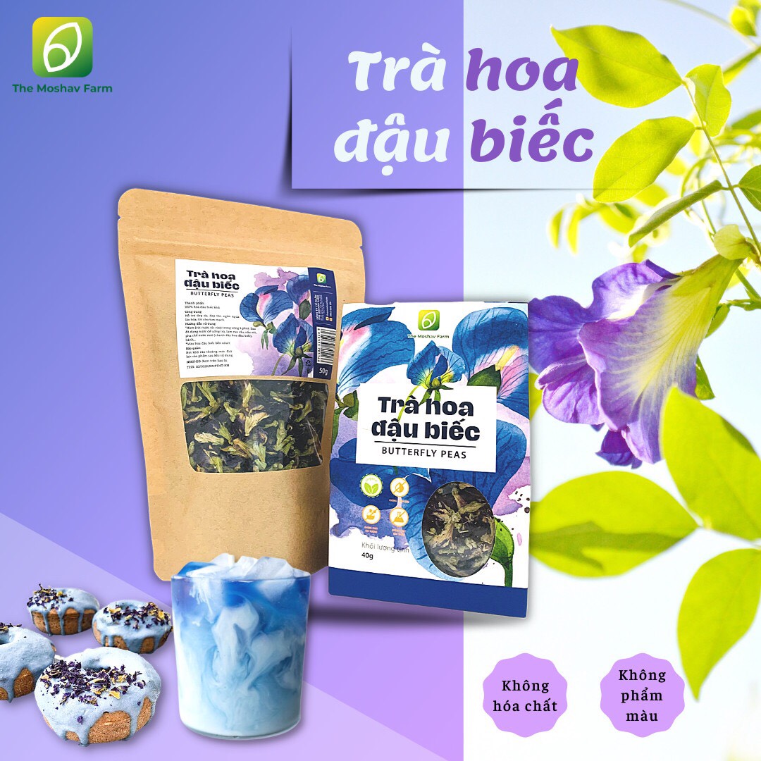 HOA ĐẬU BIẾC SẤY LẠNH THE MOSKAV FARM