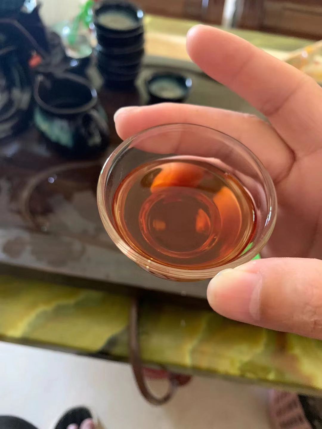[HCM]bánh trà phổ nhĩ cung đình 100gr (trà chín)