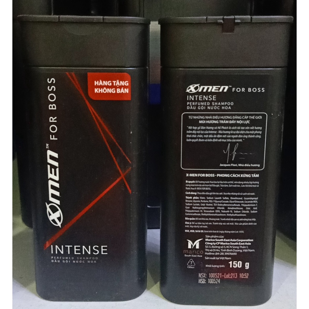 2 Dầu Gội XMen For Boss 150g (Hàng khuyến mãi)