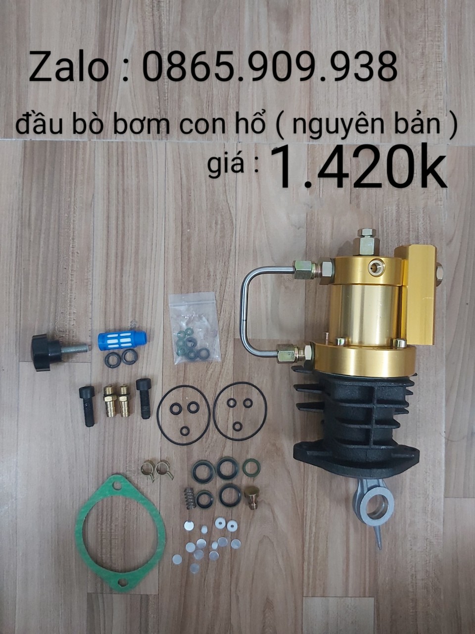 Đầu bò bơm con hổ