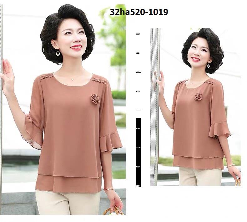 ha520-1019- ÁO THỜI TRANG TRUNG NIÊN SANG TRỌNG