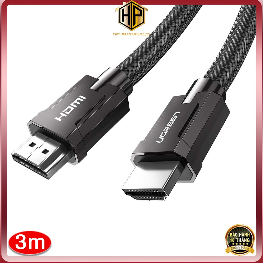 BÁO GIÁ Dây Cáp Tín Hiệu Video | Shopee Lazada Sendo Tiki mới nhất 50 Ugreen 80602 - Cáp HDMI 2.1 dài 3M - Dây tín hiệu HDMI 8K/60Hz chính hãng