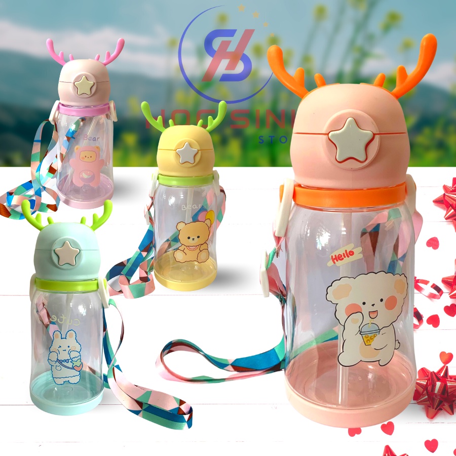 Bình Nước Có Dây Đeo 500ml Loại Tốt