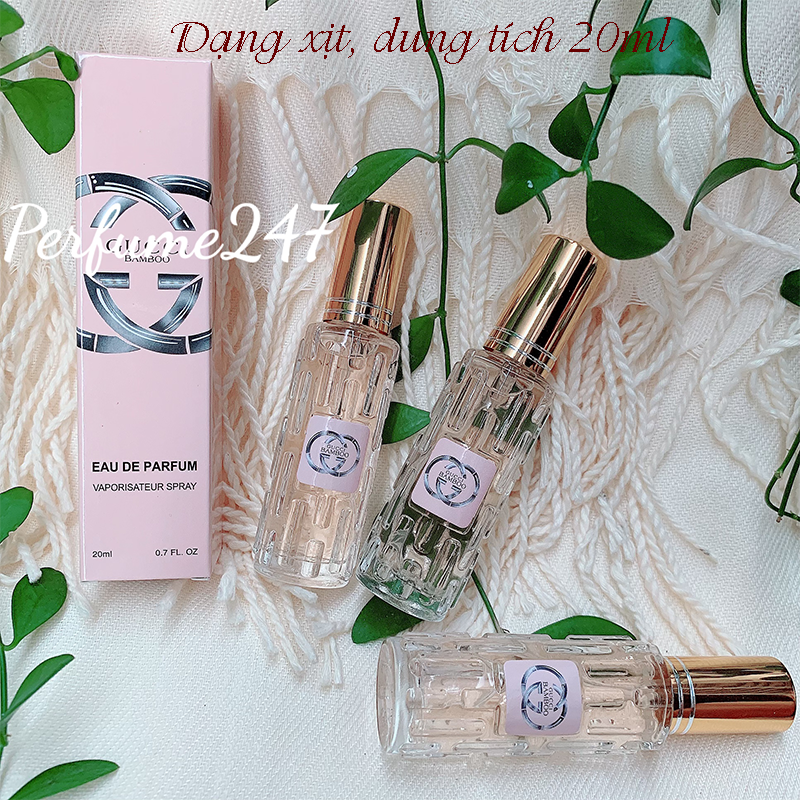 [HCM] NƯỚC HOA NỮ MINI GU.CI BAMBO 20ML CHIẾT THƠM LÂU
