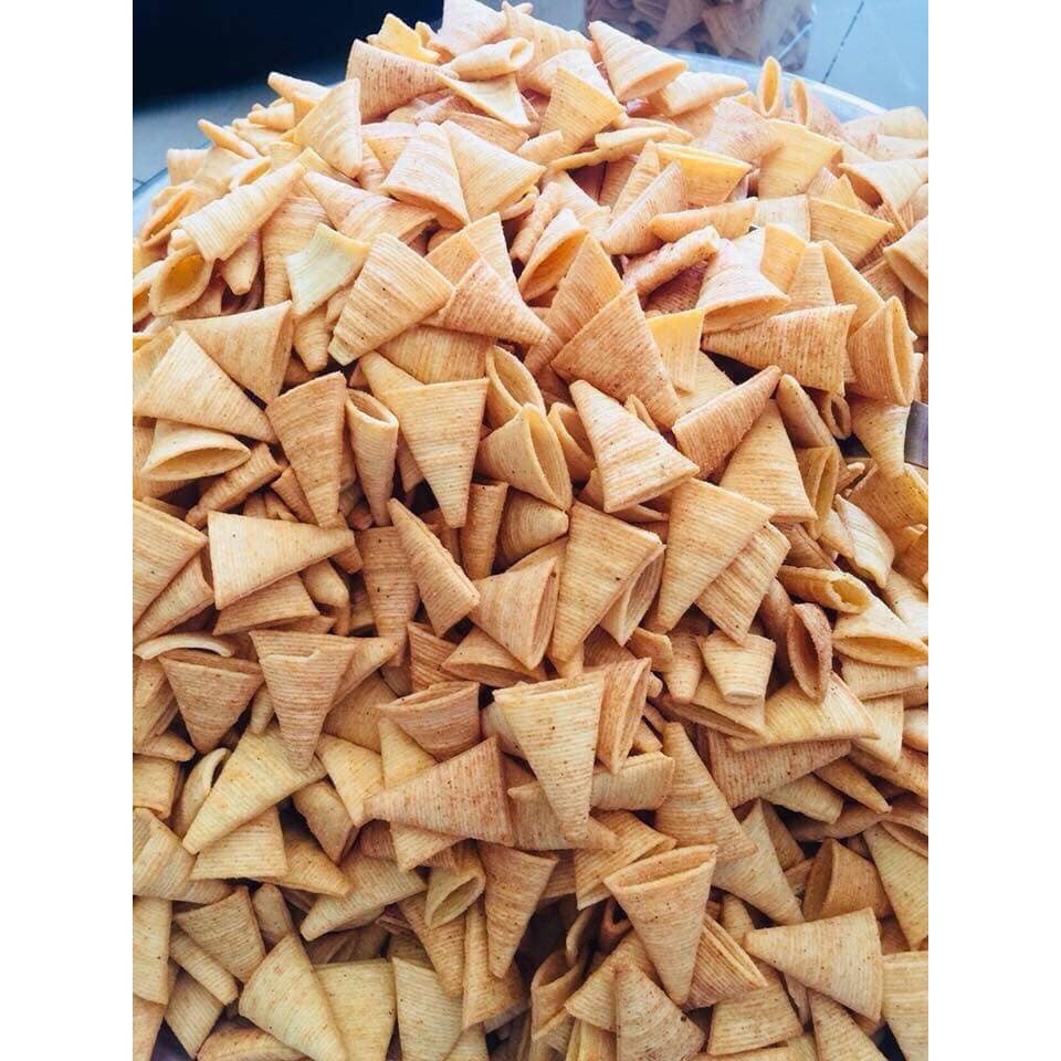 1kg Bánh snack hình chóp nón, snack nón