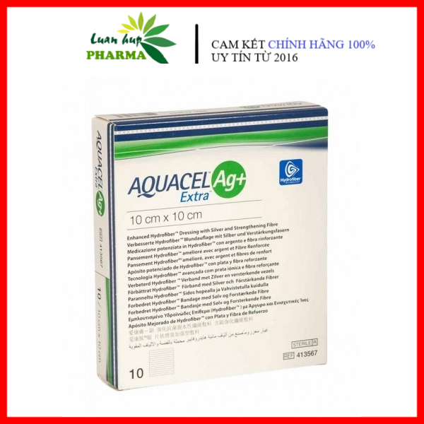 Gạc vết thương, loét, bỏng Aquacel Ag Extra dùng cho vết thương, vết loét