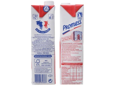 [HCM]Sữa tươi PROMESS Nguyên kem 1l