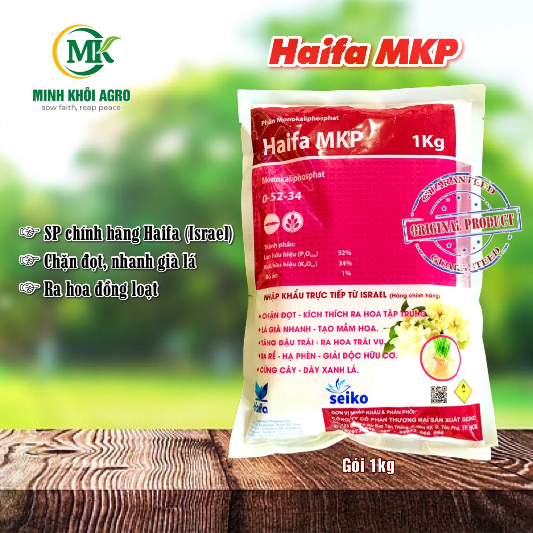 Phân bón Haifa MKP (Gói 1kg) | Kích bật mầm hoa