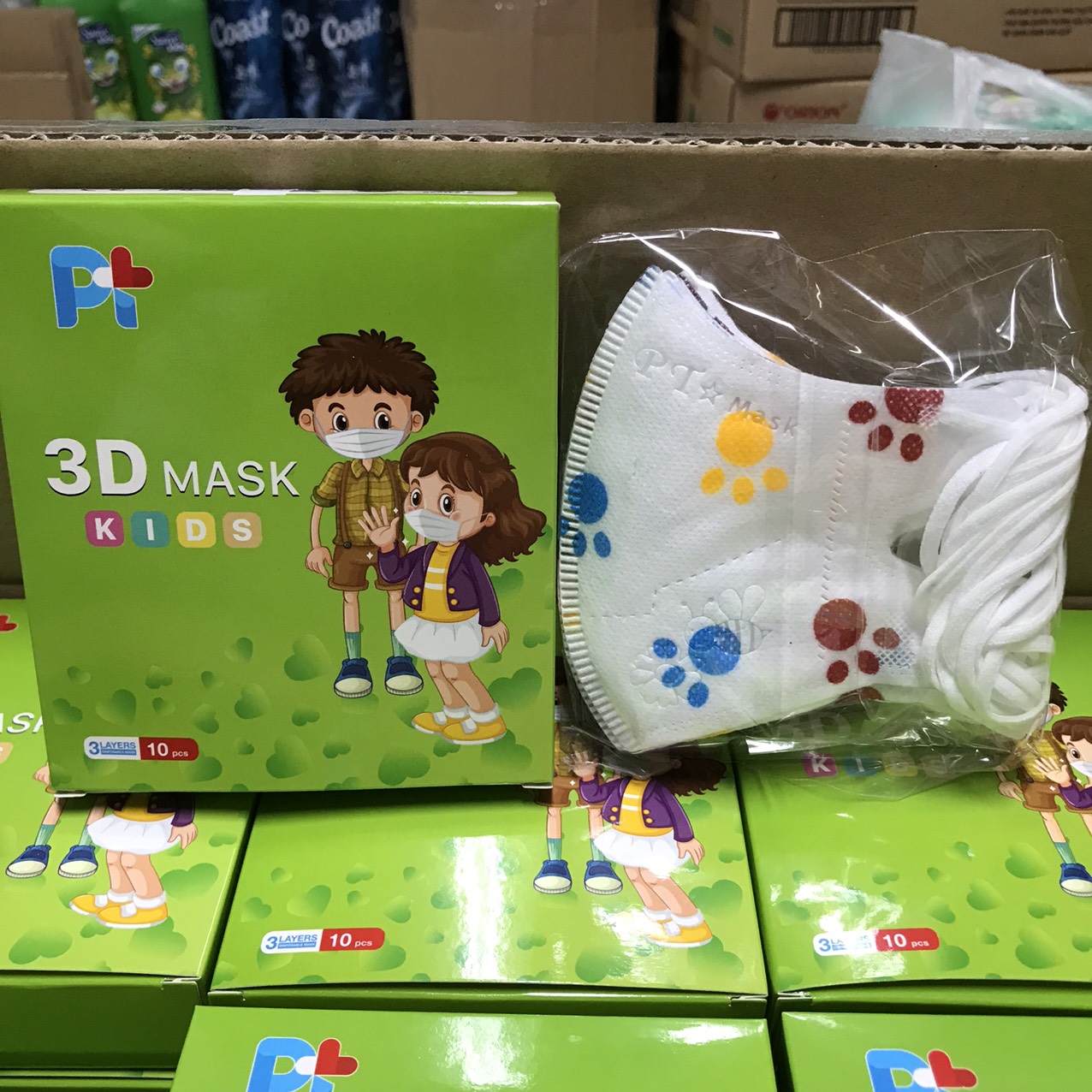KHẨU TRANG EM BÉ PT 3D mask hộp 10 cái
