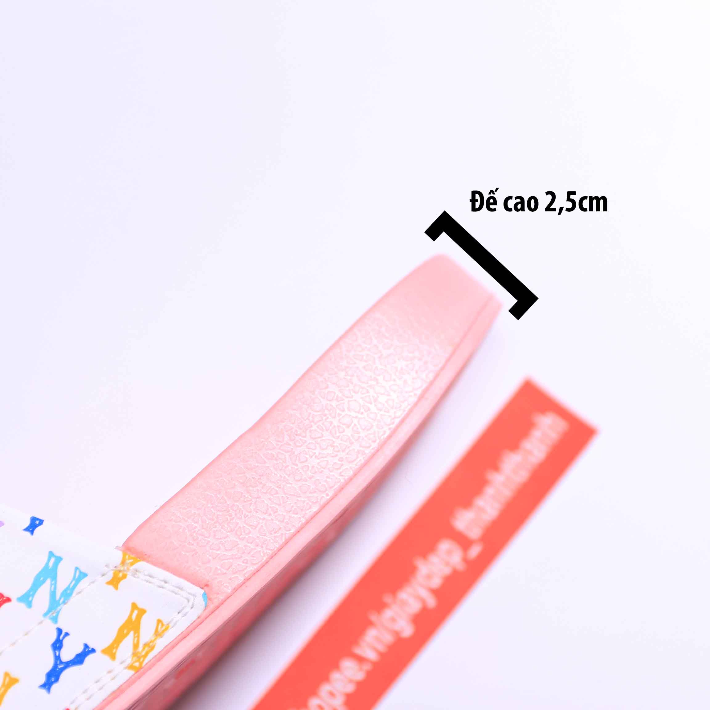 Dép Nữ Quai Ngang NY-Monogram Multicolor Giá Tốt