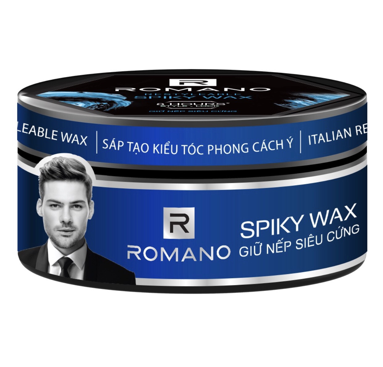 Sáp Tạo Kiểu Tóc Giữ Nếp Siêu Cứng Romano-68gr(Xanh)