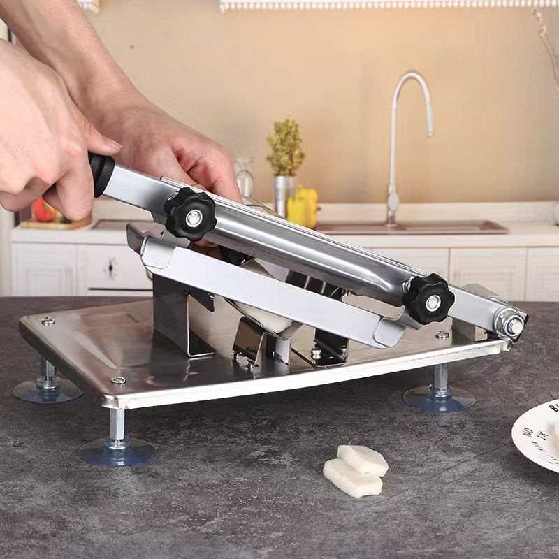 Máy thái thịt cắt xương bằng tay