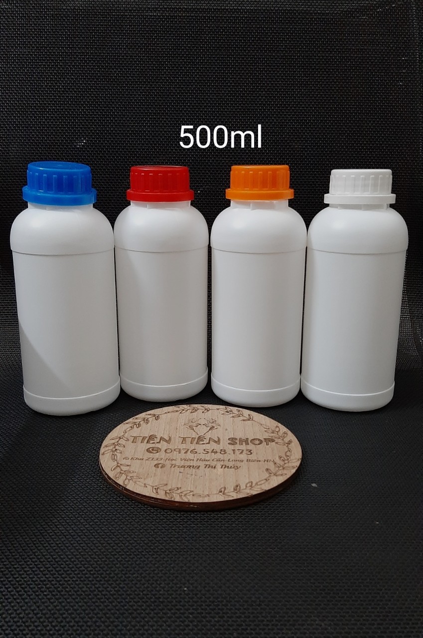 Chai nhựa HDPE chọn size