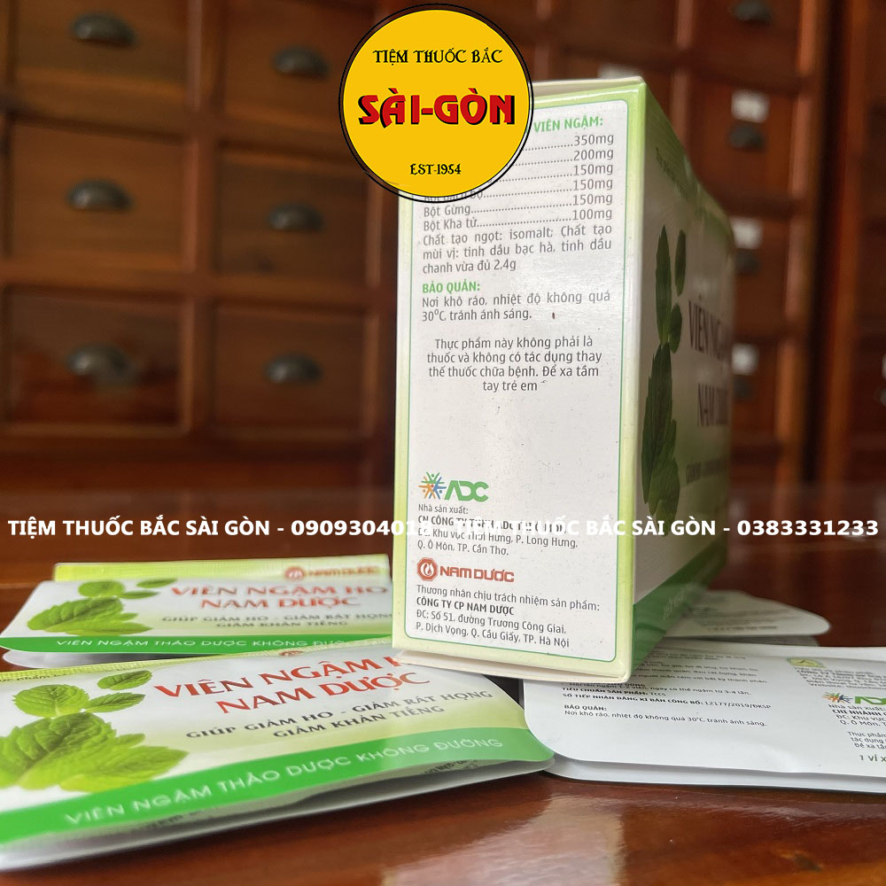 Hộp 10 vỉ Kẹo Ngậm Ho ND