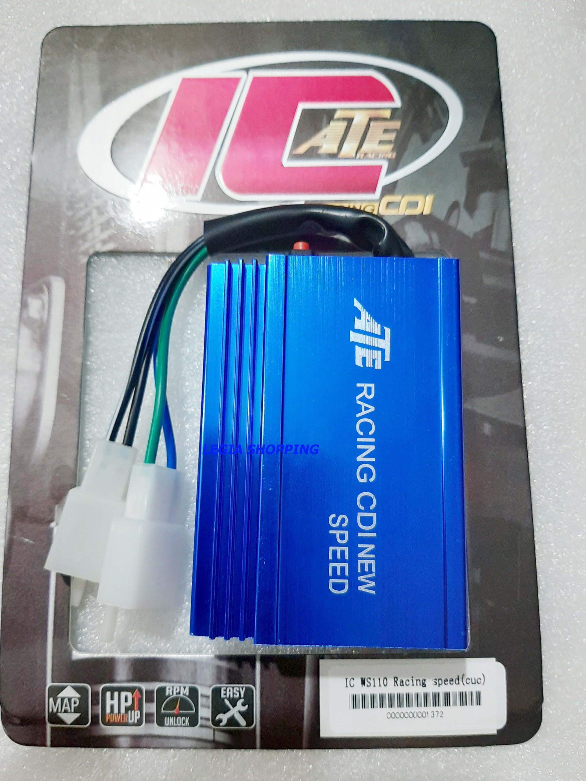 IC ĐỘ - MỞ TUA 8 MAP ATE RACING GẮN WAVE S110, Wave Blade, Future 2014, RSX 110