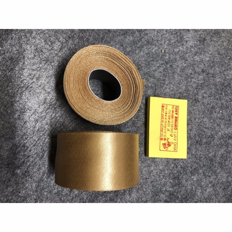 Duy băng lụa 5cm dài 22m làm nơ, làm hoa duy băng
