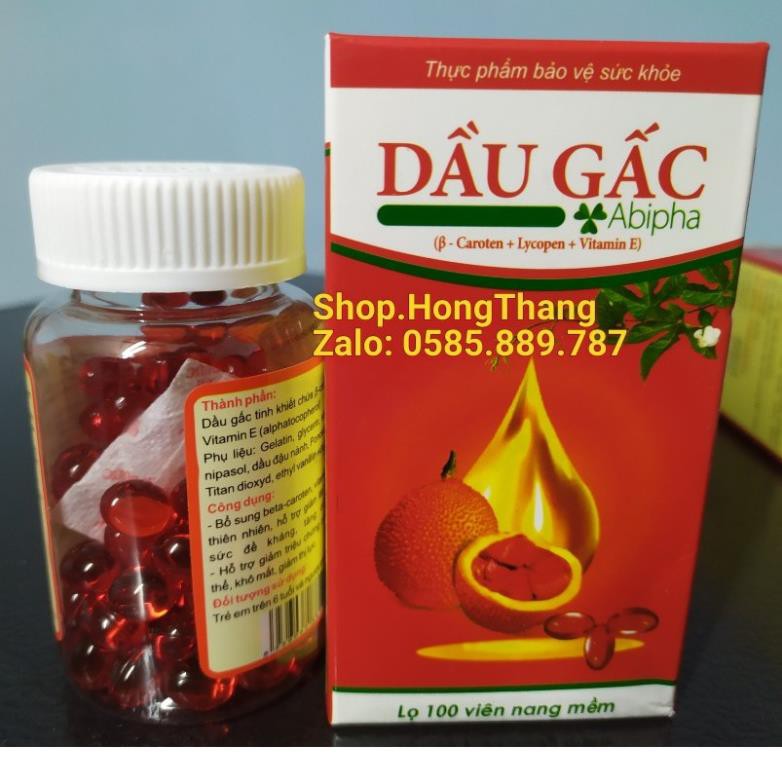 Dầu gấc DHA omega đẹp da chống lão hóa, nhức mắt ,mỏi mắt