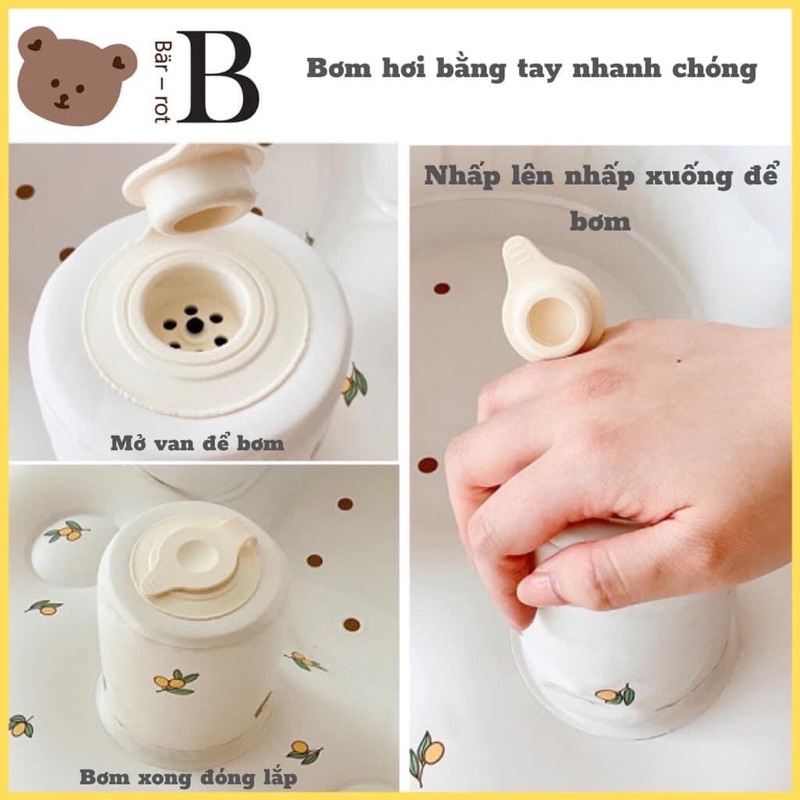 Ghế hơi tập ngồi Playing cho bé