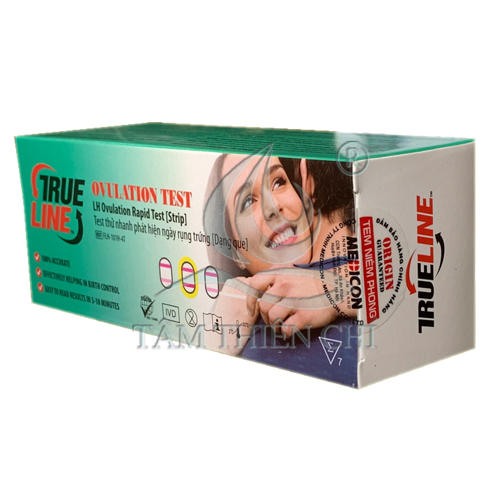 [HCM]Que thử rụng trứng Trueline hộp 7 test