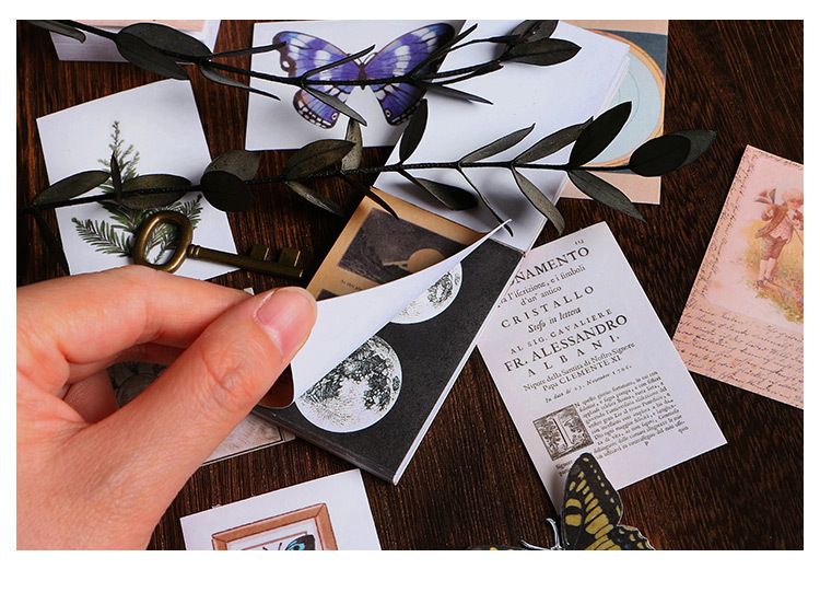 Sticker đóng cuốn dạng cổ điển 50 tấm