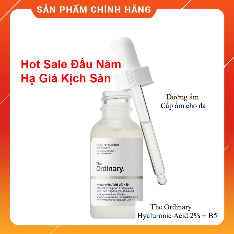 [Loại 30ml/60ml] Serum Cấp Ẩm Cho Da The Ordinary Hyaluronic Acid 2% + B5 nhập khẩu