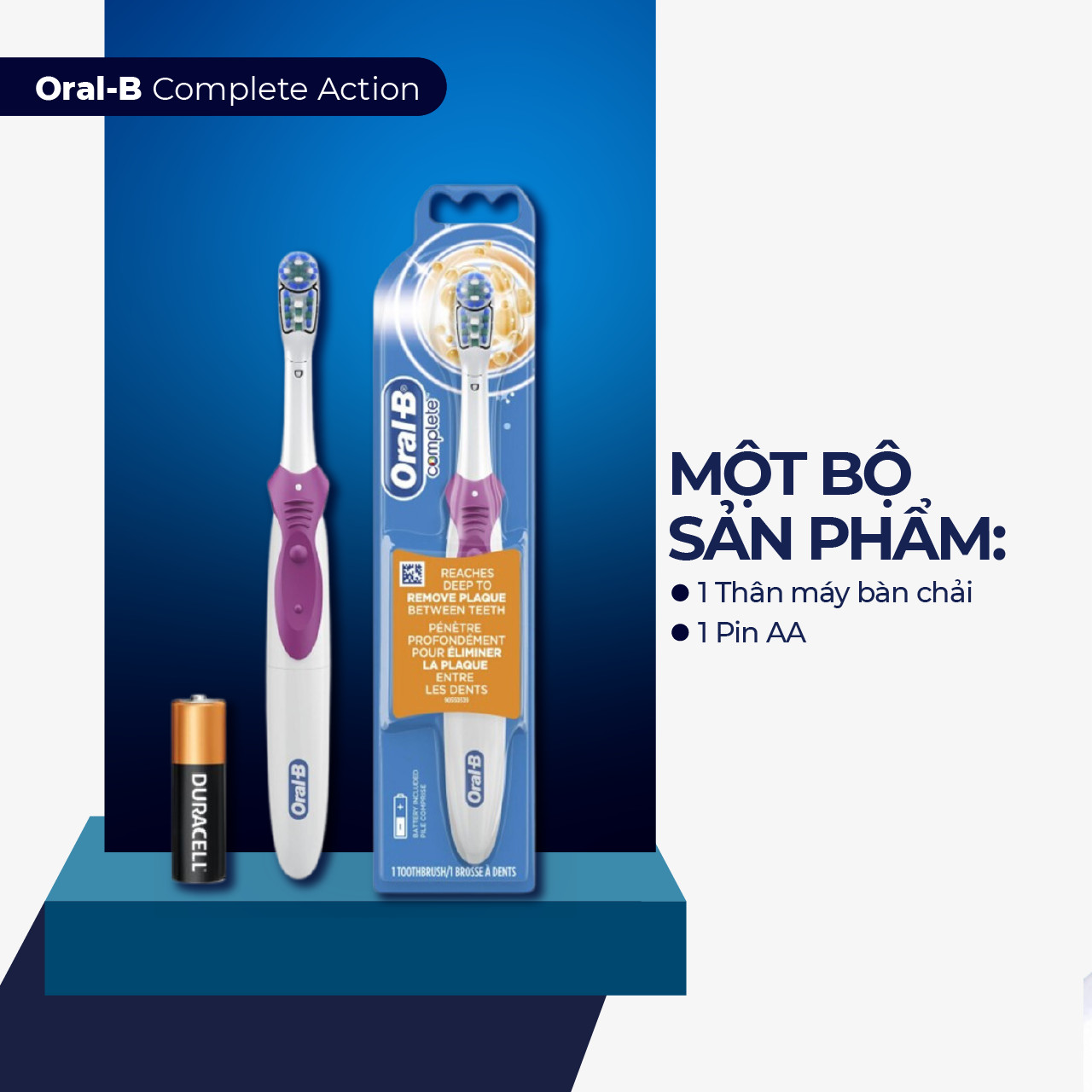 Bàn Chải Đánh Răng Pin Oral-B Complete