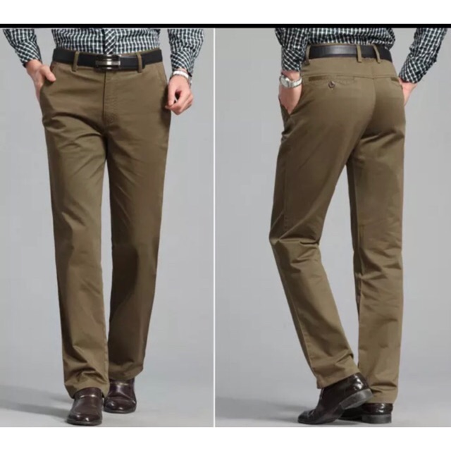 Quần dài kaki nam trung niên ht22