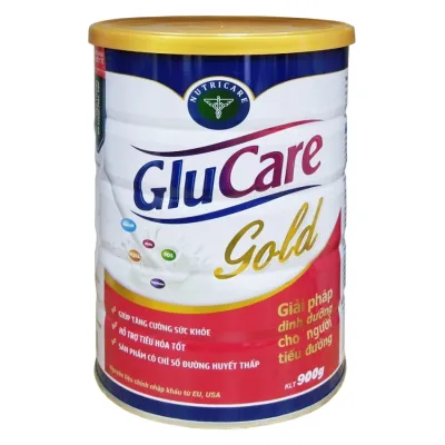 Sữa bột Nutricare Glucare Gold - dinh dưỡng y học cho người tiểu đường (900g)