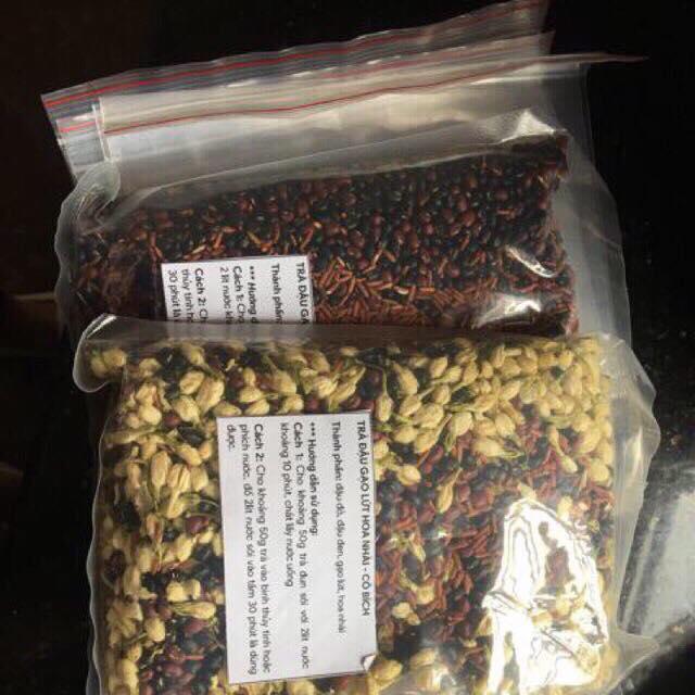 [HCM]Trà gạo lức đậu đen hoa nhài 1kg