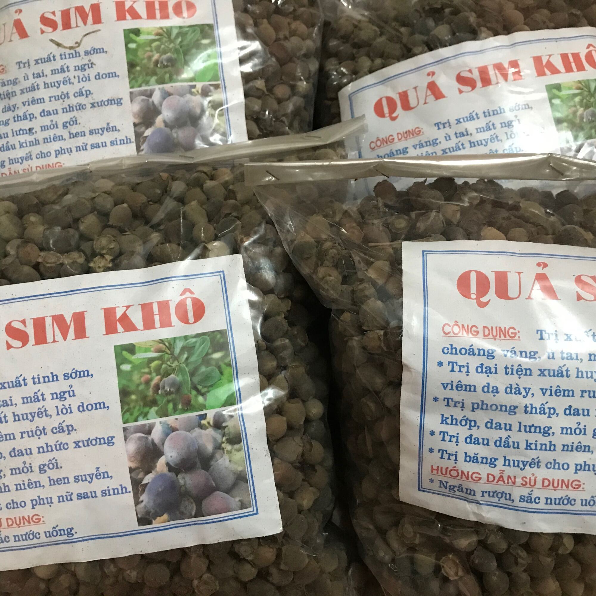 1 kg quả sim rừng phơi khô