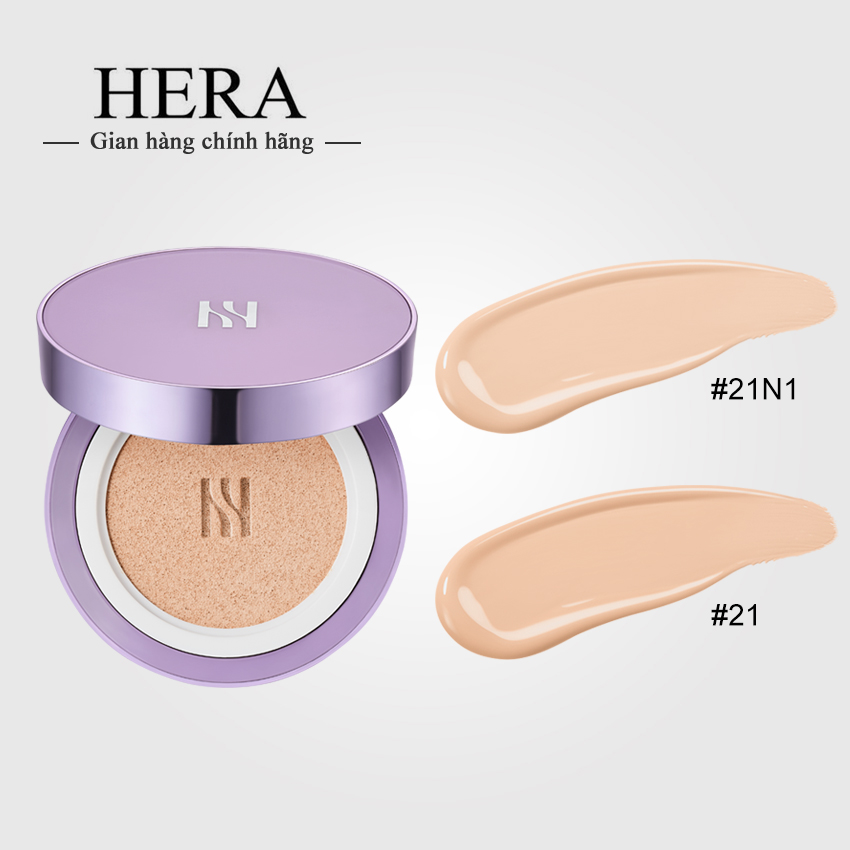 [New] Phấn Nước Hera UV Mist Cushion SPF50+/PA+++ 15gx2 - Phấn nước Hera tím