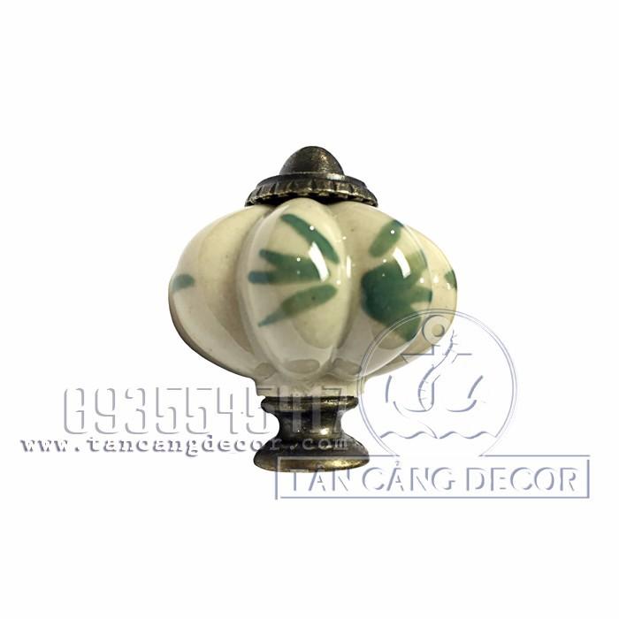 Tay nắm gốm sứ (nhiều hoa văn)