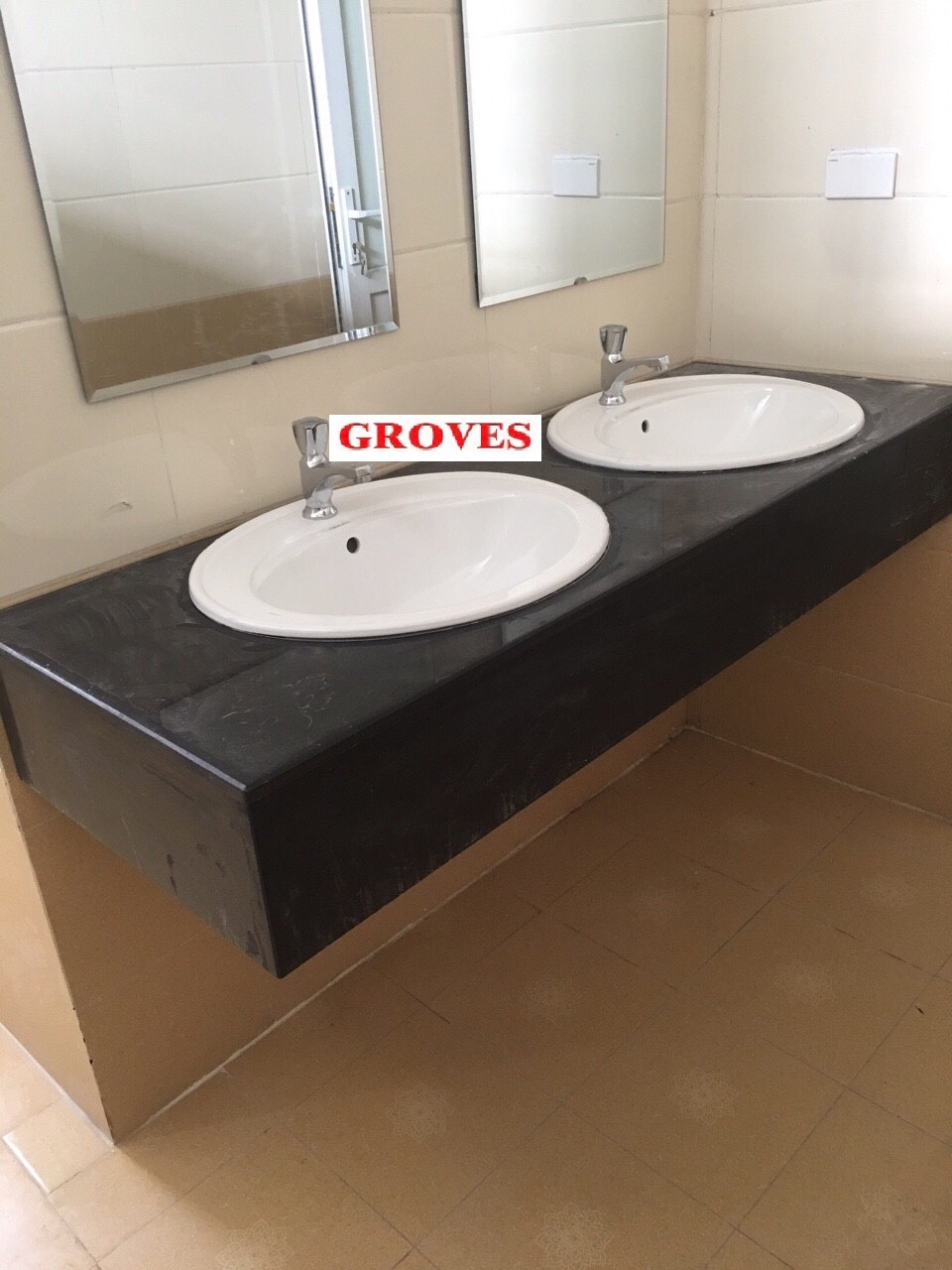 CHẬU RỬA MẶT, LAVABO BÁN ÂM 2 GRV -1801