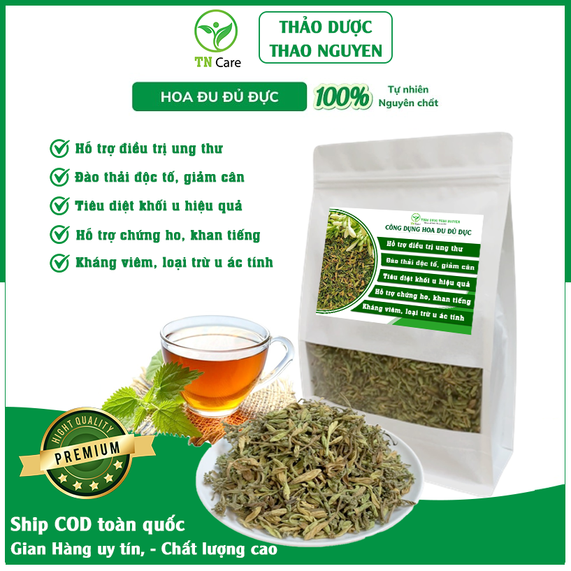 Hoa đu đủ đực khô sấy lạnh - loại thượng hạng 500g - 1kg thao nguyen