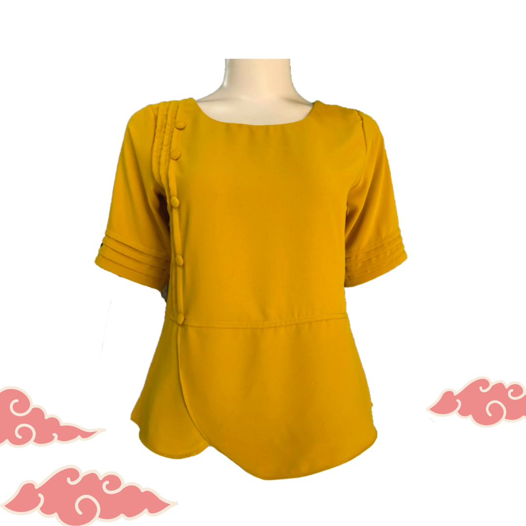 ÁO TRUNG NIÊN NỮ CHO MẸ - Lụa Cao Cấp kiểu nút sang trọng