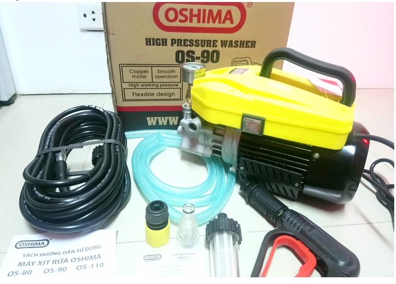 Máy rửa xe Oshima mô tơ cảm ứng từ Oshima OS90