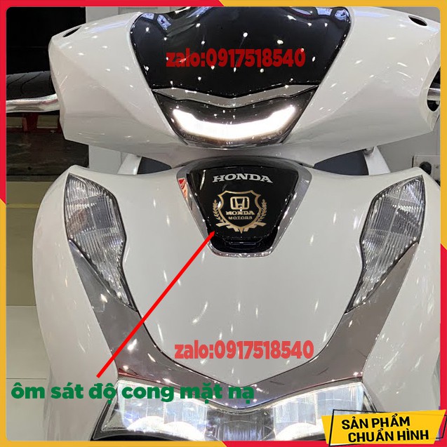 Logo HONDA Kẽm Mềm Dán mặt nạ SH2012 - SH 2024, AirBlade 2007 - 2024 Và Nhiều Dòng Xe Máy Khác (GIÁ 1 CHIẾC)