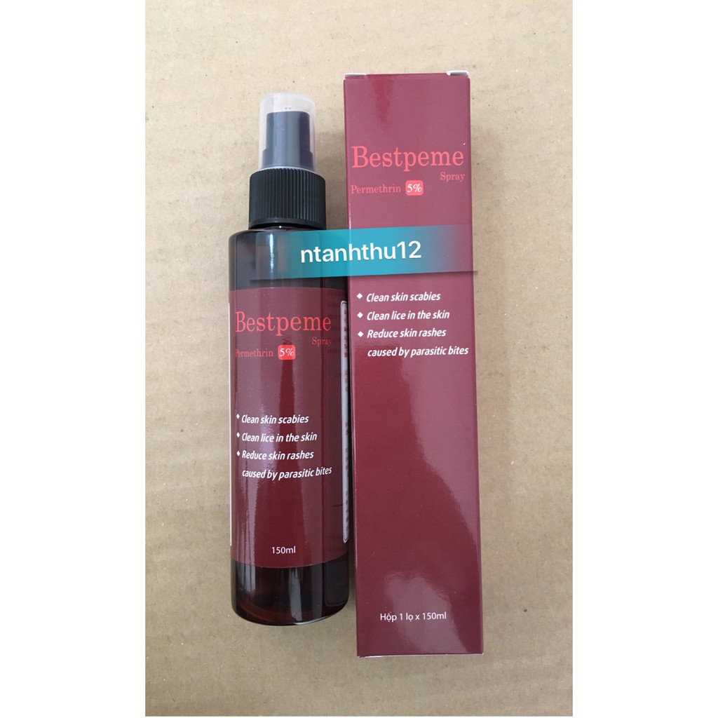 Dung dịch xịt ghẻ Bestpeme spray 150ml