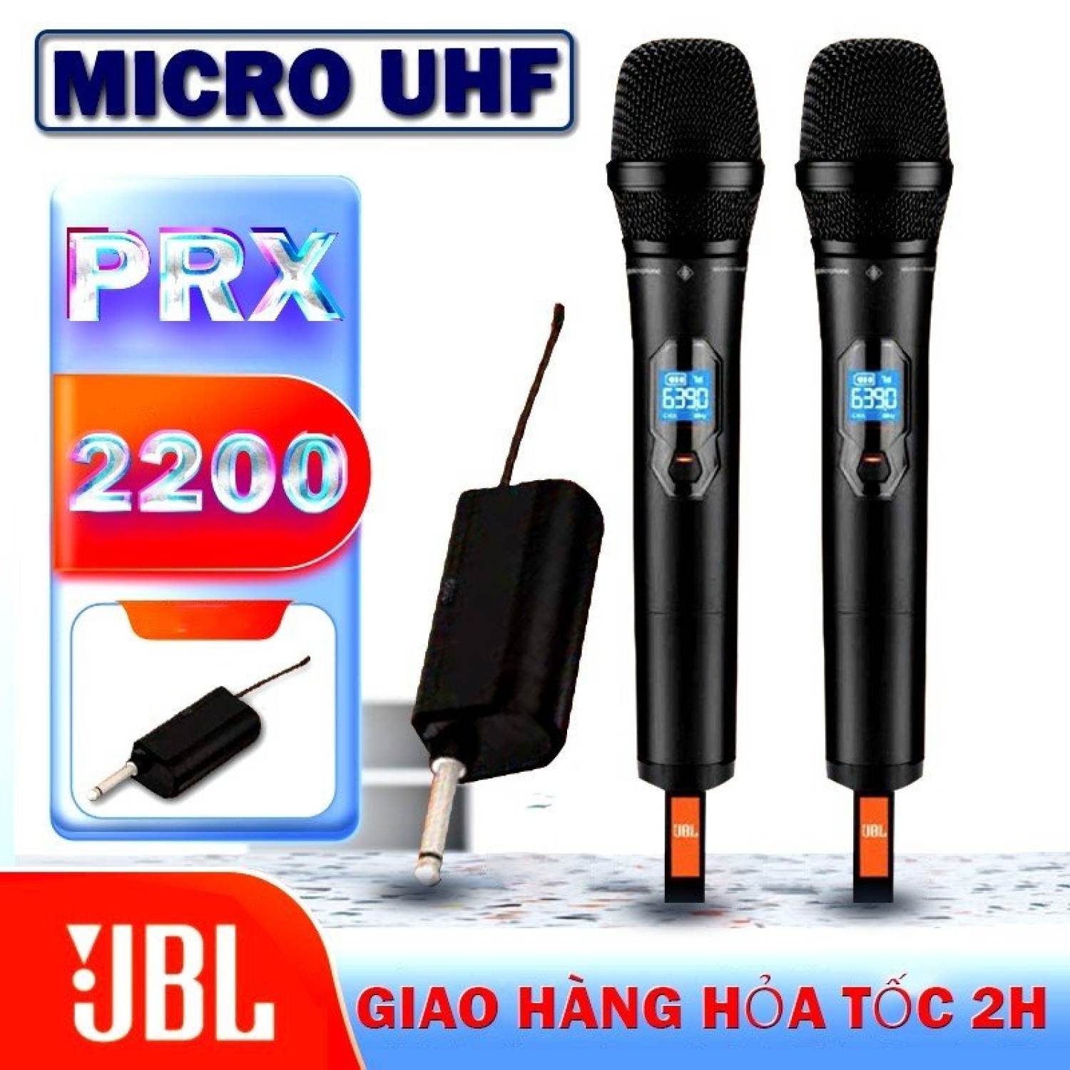 Micro không dây karaoke gia đình, micro không dây đa năng prx 2200