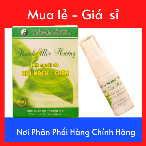 [HCM]Xịt khử mùi Hôi nách hôi chân tay của Thanh Mộc Hương - TS002