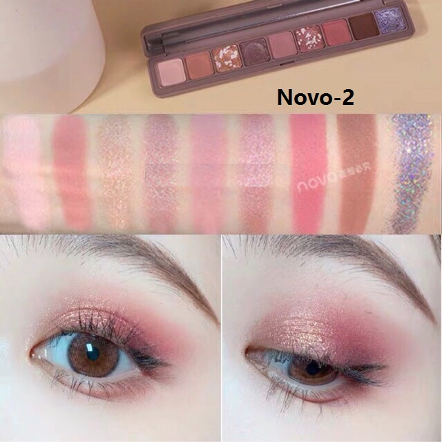 Bảng Mắt Novo Dẹp 9 Ô Soft Eye Shadow Smooth Texture