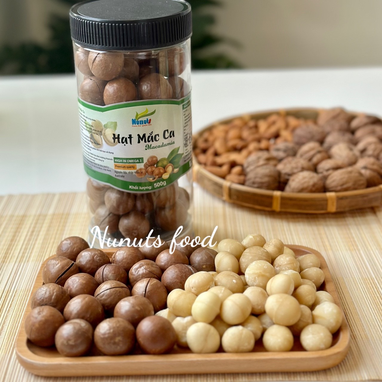 Hạt macca nứt vỏ úc, vỏ mỏng 500g shop Thúy Anh