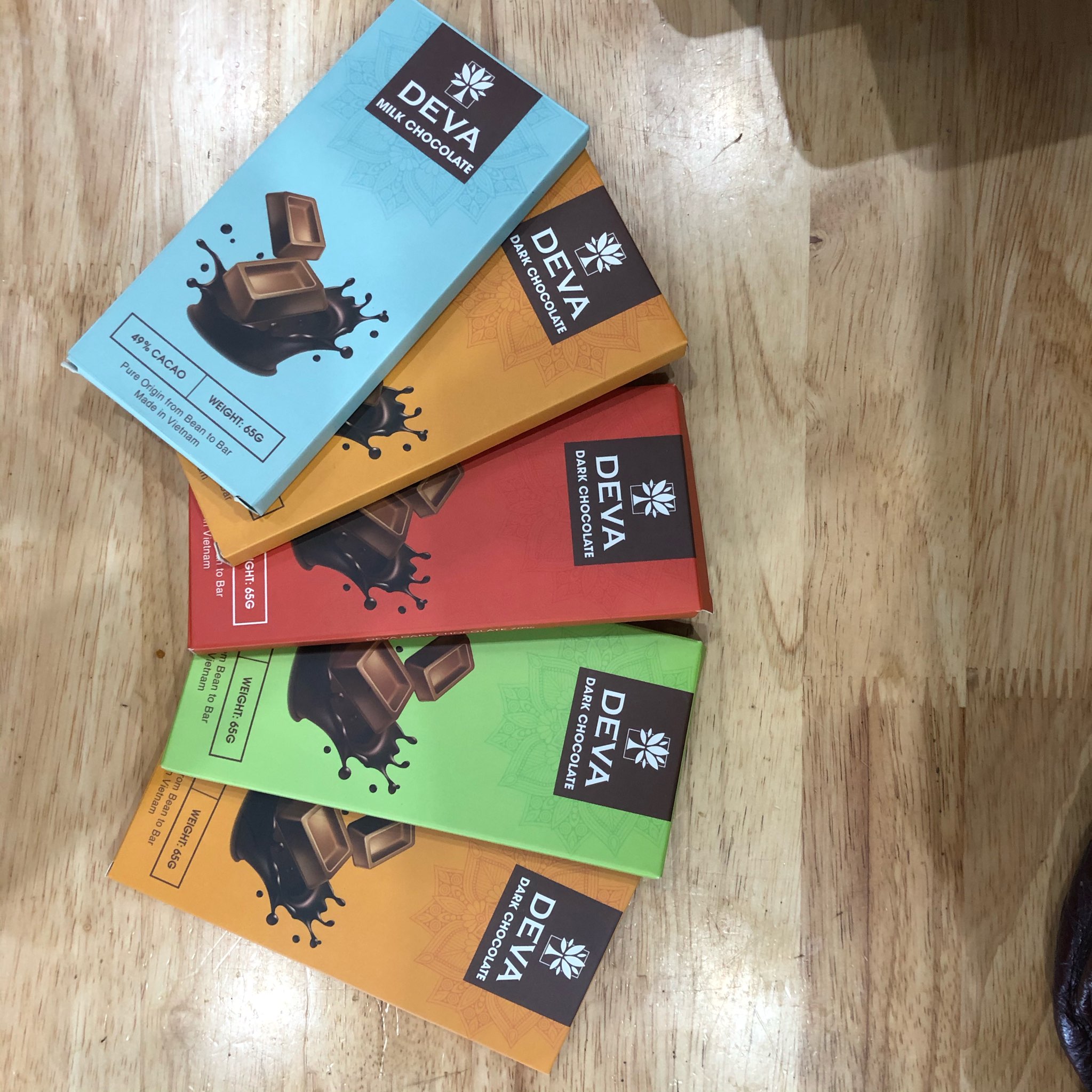 Socola Đen Deva 70% Cacao – Dark Chocolate (65gram)